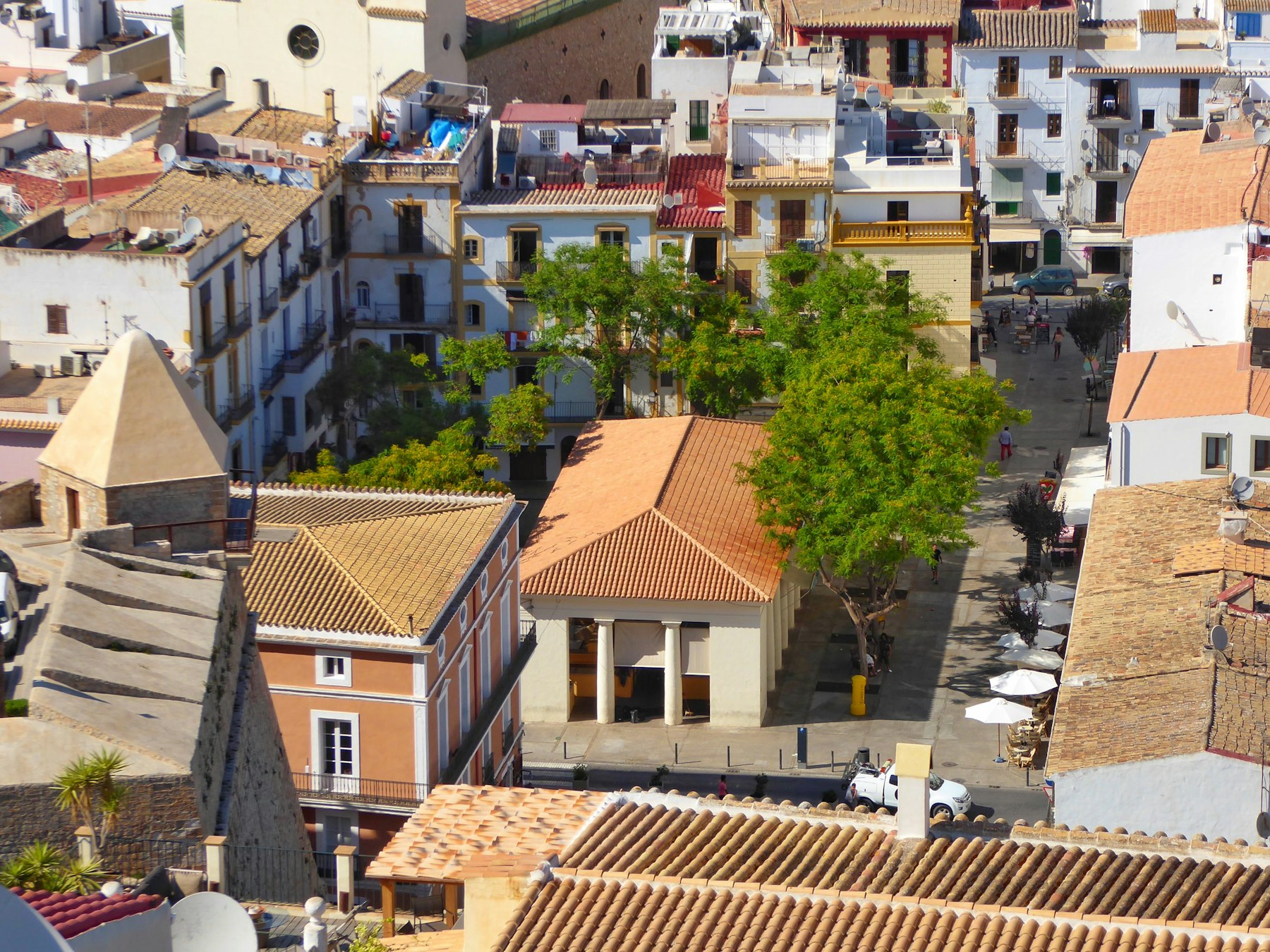 Ibiza as a private aviation route destination from Madrid